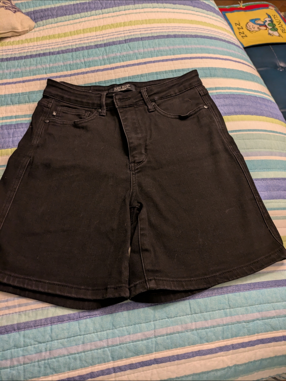 Judy Blue Black High-Rise Women’s Denim Shorts